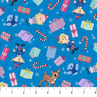 Rudolph The Red-Nosed Reindeer Present Blue - RD1005-47 - Northcott Fabrics - Nebraska Quilt Company - F261496