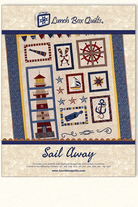 Sail Away with CD Machine Embroidery Quilt Patterns - Nebraska Quilt Company - PUB261190
