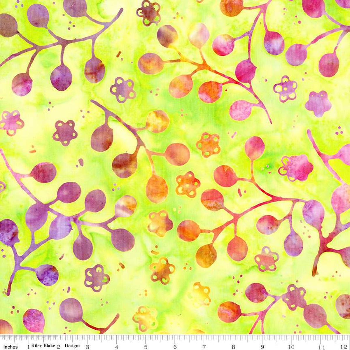 Sassy and Tweet Berries Limeade - BT23092 - 329 - Riley Blake Designs - Nebraska Quilt Company - F2401212