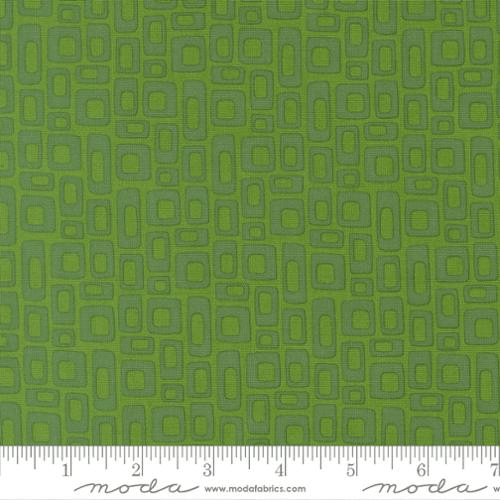 Scenery Marshmallow Geometrics Evergreen - 51273 14 - Moda Fabrics - Nebraska Quilt Company - F261319