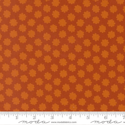 Scenery Puffball Small Floral Spice - 51276 22 - Moda Fabrics - Nebraska Quilt Company - F261334