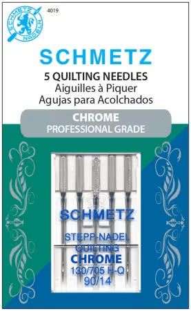 Schmetz Chrome Quilting Needles Size 90/14 5 Pack - Nebraska Quilt Company - N2502284