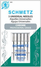 Schmetz Chrome Universal Needles (5 Pack) 70/10 - Nebraska Quilt Company - N2401595