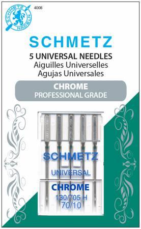 Schmetz Chrome Universal Needles (5 Pack) 70/10 - Nebraska Quilt Company - N2401595
