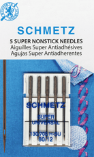 Schmetz Super Nonstick Macine Needles Size 80/12 - Nebraska Quilt Company - N250121