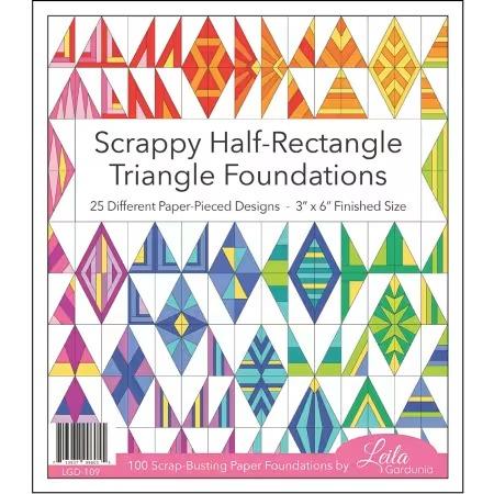 Scrappy Half - Rectangle Triangle Foundation Pad - Nebraska Quilt Company - N2502198
