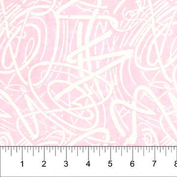 Scribbles Sketched Foliage Pink Blush - 83084 - 20 - Banyan Batiks - Nebraska Quilt Company - F04226