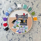 Sewing Machine Embroidery Kit - Nebraska Quilt Company - HE260474