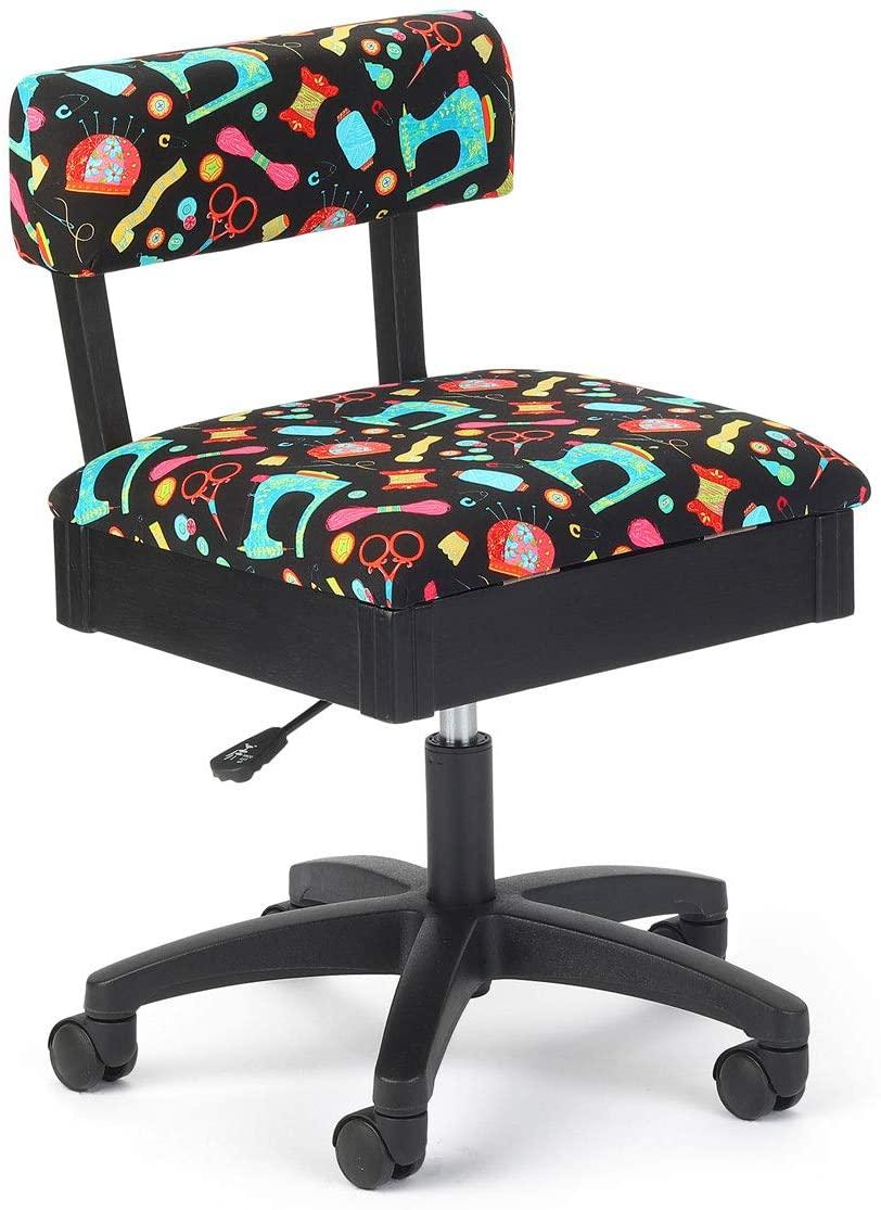 Sewing Notions Hydraulic Sewing Chair - Nebraska Quilt Company - SCCH7013B