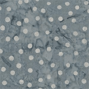 Shades of Grey Medium Grey Dots - 5725 - Batik Textiles - Nebraska Quilt Company - F08360