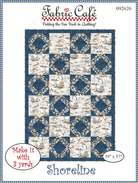 Shoreline 3 - Yard Quilt Pattern - Nebraska Quilt Company - PUB261057