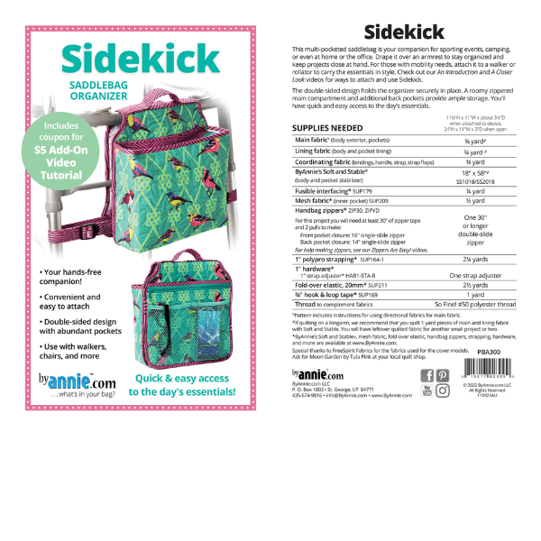 Sidekick Bag Pattern - Nebraska Quilt Company - PUB260182