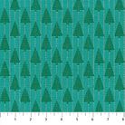 Silver Lining Tree Farm Turquoise - WAMT114-64C - Northcott Fabrics - Nebraska Quilt Company - F261350