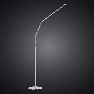 Slimline 4 Floor Lamp - Brushed Steel - Nebraska Quilt Company - N250035