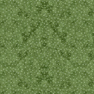 Snowy Greetings Dots Green - W105 - 038 - 665 - White Owl Textiles - Nebraska Quilt Company - F261011