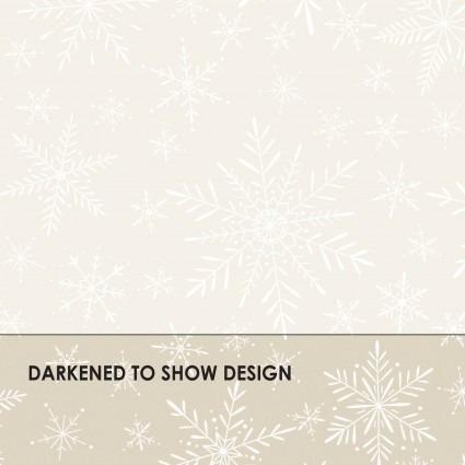 Solitaire Snowflakes - Soft White - MAS16007 - SW - Maywood Studio - Nebraska Quilt Company - F2501979