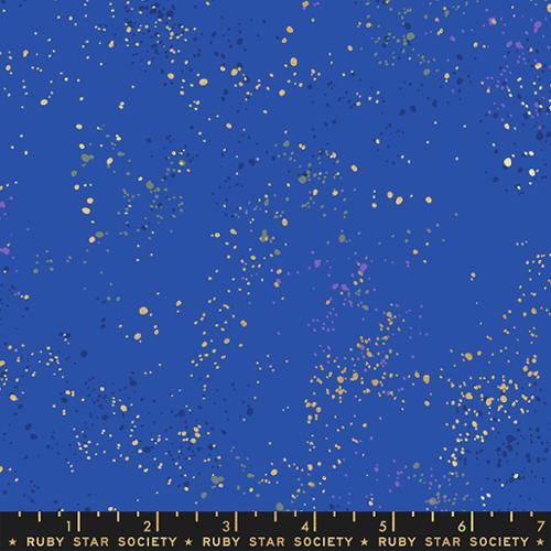 Speckled Metallic Blue Ribbon Dark Blue - RS5027 104M - Ruby Star Society - Nebraska Quilt Company - F2401382