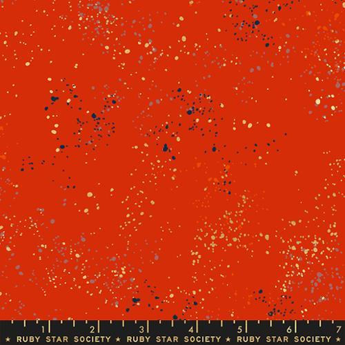 Speckled Metallic Poinsettia Red - RS5027 94M - Ruby Star Society - Nebraska Quilt Company - F2401381