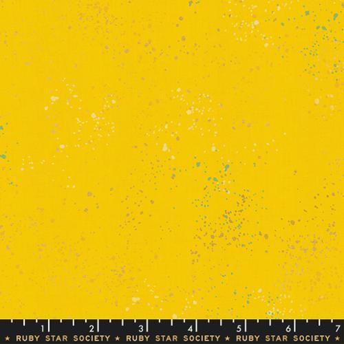 Speckled Metallic Sunshine Yellow - RS5027 71M - Ruby Star Society - Nebraska Quilt Company - F2401379