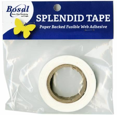 Splendid Tape Paper Backed Fusible Web 1/2" x 10 Yards - Nebraska Quilt Company - Splendid Tape Paper Backed Fusible Web 1/2" x 10 Yards