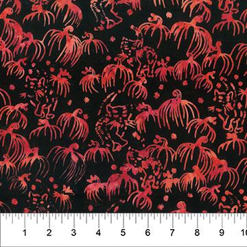 Spooky Pumpkin Patch Lipstick Red - 83194 - 1013 - Banyan Batiks - Nebraska Quilt Company - F08383