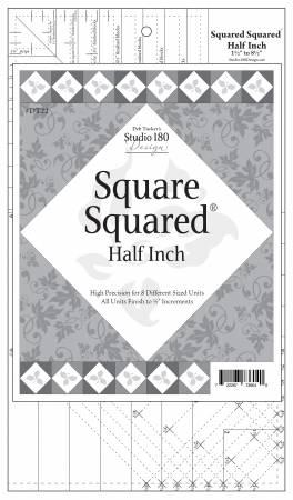 Square Squared Half Inch Ruler - Nebraska Quilt Company - Square Squared Half Inch Ruler
