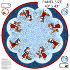 St. Nicholas Tree Skirt Panel 43" x 43" - Nebraska Quilt Company - PAN2402232