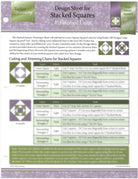 Stacked Squares Design Sheet - Nebraska Quilt Company - Stacked Squares Design Sheet