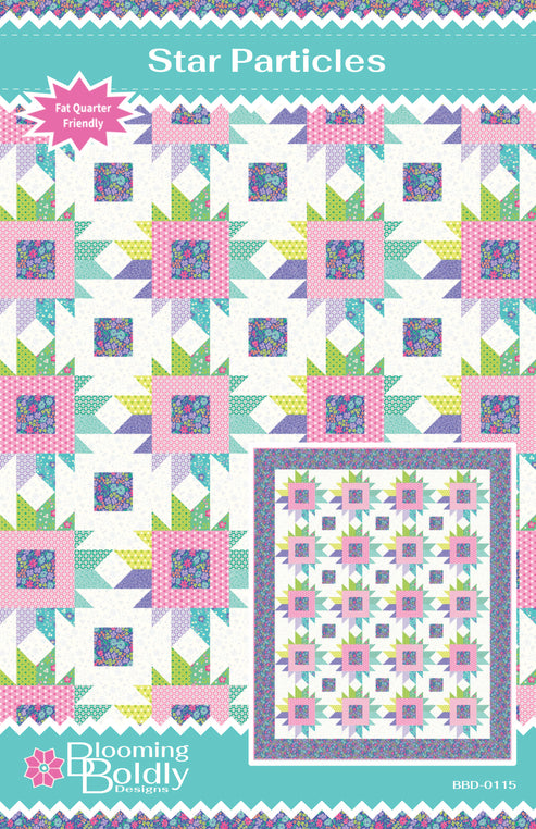 Star Particles Quilt Pattern - Nebraska Quilt Company - Star Particles Quilt Pattern