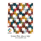 Star Pop Quilt Kit with Memory Lane Batiks - Nebraska Quilt Company - K08592