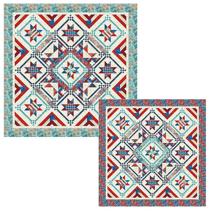 Star Spangled Sampler Quilt Pattern - Nebraska Quilt Company - PUB250499