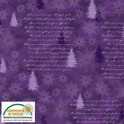Star Sprinkle Pinetree Text - 4599 - 502 - Stof Fabrics - Nebraska Quilt Company - F01327