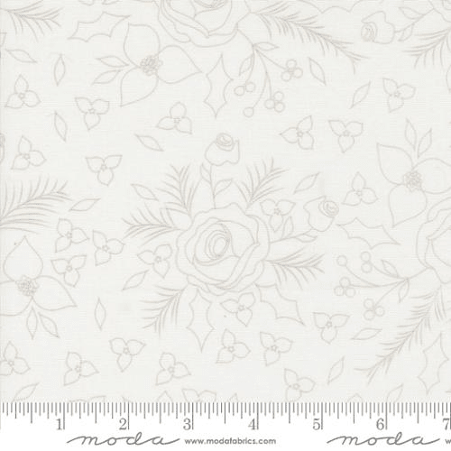 Starberry Large Floral Off White - Nebraska Quilt Company - F07239