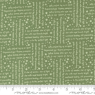 Starberry Song Text and Words Green - 29184 23 - Moda Fabrics - Nebraska Quilt Company - F07255