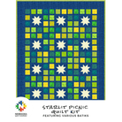 Starlit Picnic Quilt Kit featuring Various Batiks - Nebraska Quilt Company - K2502190