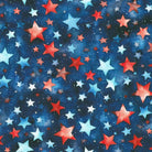 Stars and Stripes Various Stars Blue - SRKD - 23430 - 4 - Robert Kaufman - Nebraska Quilt Company - F260520