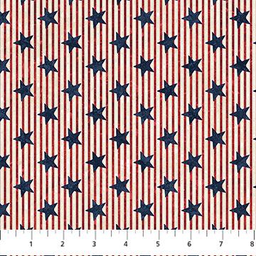 Stars & Stripes 13 Stonehenge Stars & Stripes Multi - 27884 - 49 - Northcott Fabrics - Nebraska Quilt Company - F2402322