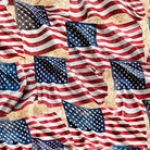 Stars Stripes & Steel Waving American Flag Cream - 2600 - 31698 - E - QT Fabrics - Nebraska Quilt Company - F260858