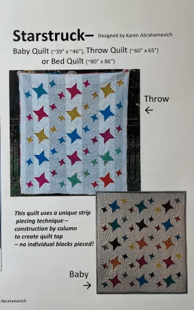 Starstruck Quilt Pattern - Nebraska Quilt Company - PUB251448