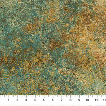 Stonehenge Valencia Marble Rust Multi - 28904M-37 - Northcott Fabrics - Nebraska Quilt Company - F261561