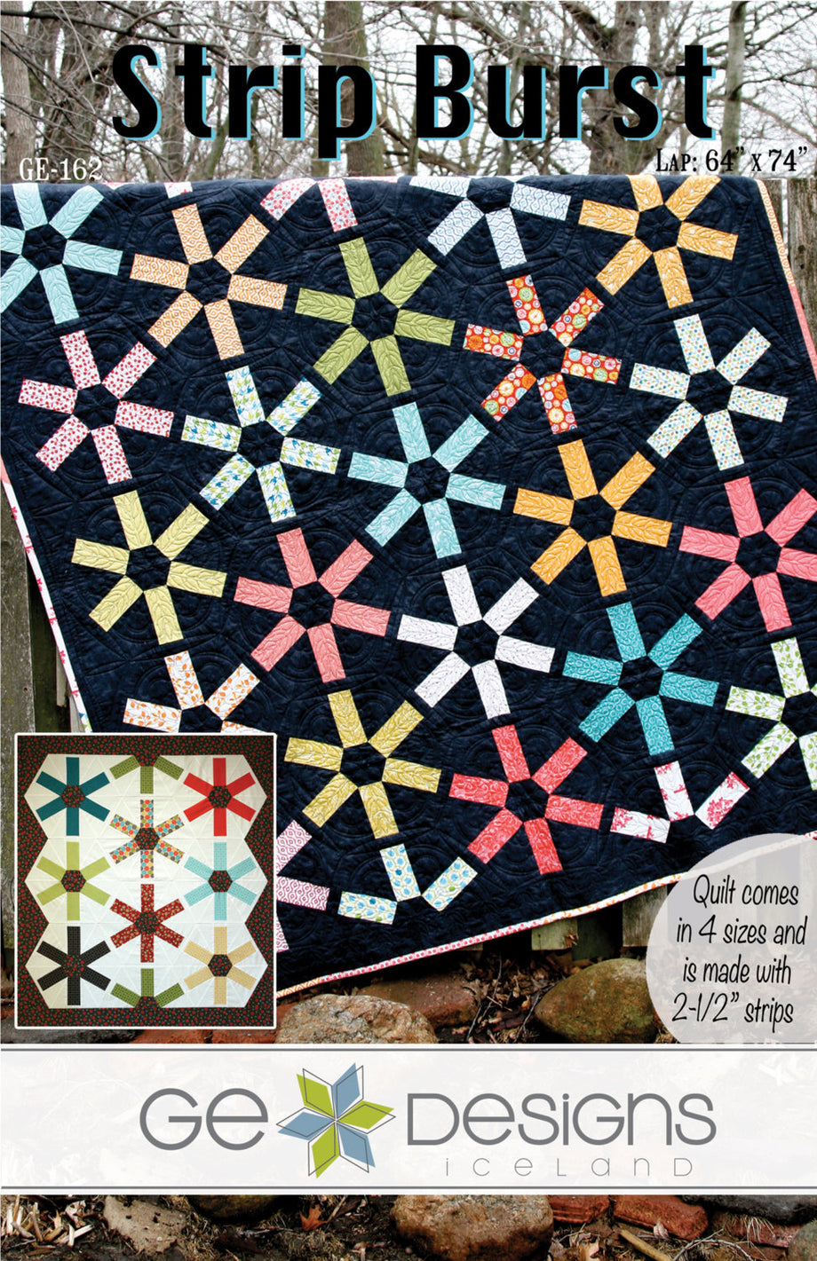 Strip Burst Quilt Pattern - Nebraska Quilt Company - PUB2501633