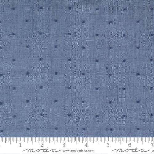 Summer Solstice Dobby Texture Waterfalll Blue - 12224 24 - Moda Fabrics - Nebraska Quilt Company - F260885