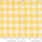 Summer Solstice Gingham Afternoon Yellow - 12224 13 - Moda Fabrics - Nebraska Quilt Company - F260865