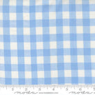 Summer Solstice Gingham Waterfalll Blue - 12224 19 - Moda Fabrics - Nebraska Quilt Company - F260871