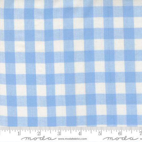 Summer Solstice Gingham Waterfalll Blue - 12224 19 - Moda Fabrics - Nebraska Quilt Company - F260871
