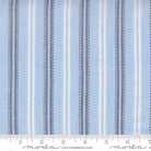 Summer Solstice Ticking Stripe Waterfalll Blue - 12224 21 - Moda Fabrics - Nebraska Quilt Company - F260873