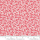 Summertime Bloom Small Floral Cream Red - 55321 32 - Moda Fabrics - Nebraska Quilt Company - F2402683