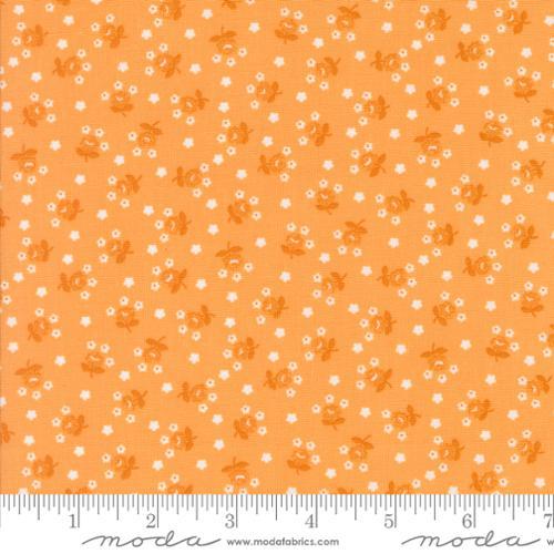 Summertime Fairground Small Floral Orange - 55328 15 - Moda Fabrics - Nebraska Quilt Company - Summertime Fairground Small Floral Orange - 55328 15 - Moda Fabrics