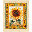 Sunflower Serenade Sunflower Panel 36" x 43" - Nebraska Quilt Company - PAN260873