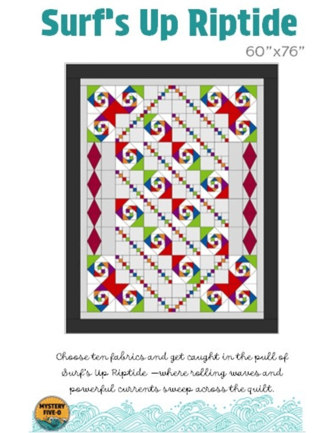 Surf's Up Riptide Pattern - Nebraska Quilt Company - PUB262001